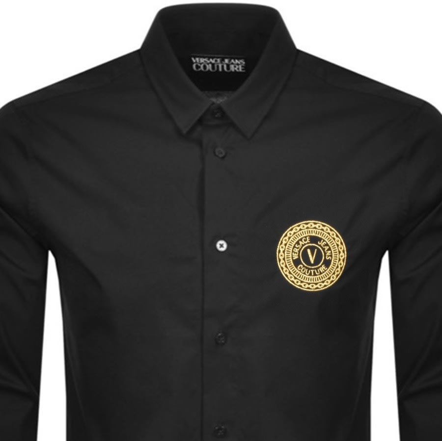 Alternative Image for ProductVersace Jeans Couture Long Sleeve Shirt Black2